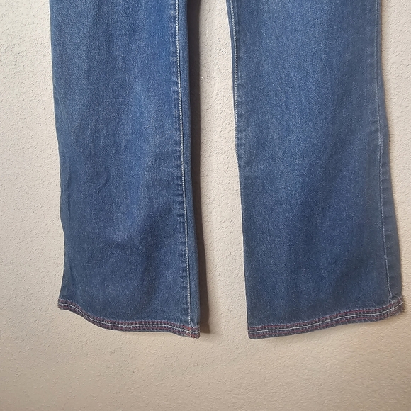 Vtg Tommy Hilfiger Womens 14 Bootcut Dark Blue Jeans Vintage Y2K - Picture 3 of 12